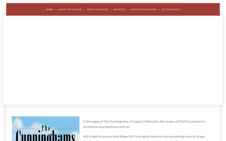 Screenshot of joehopkinsbook.com