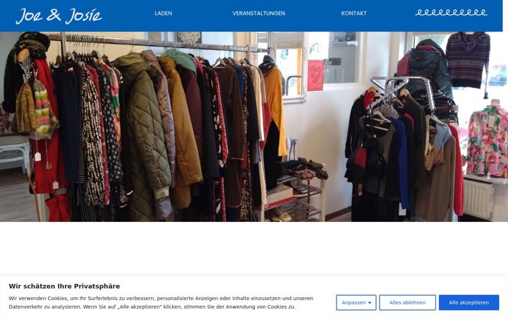 Screenshot of joejosie.de