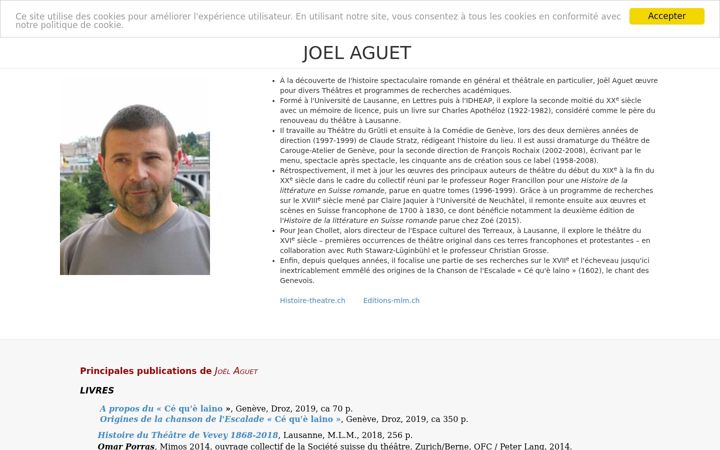 Screenshot of joel-aguet.ch