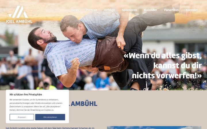 Screenshot of joelambuehl.ch