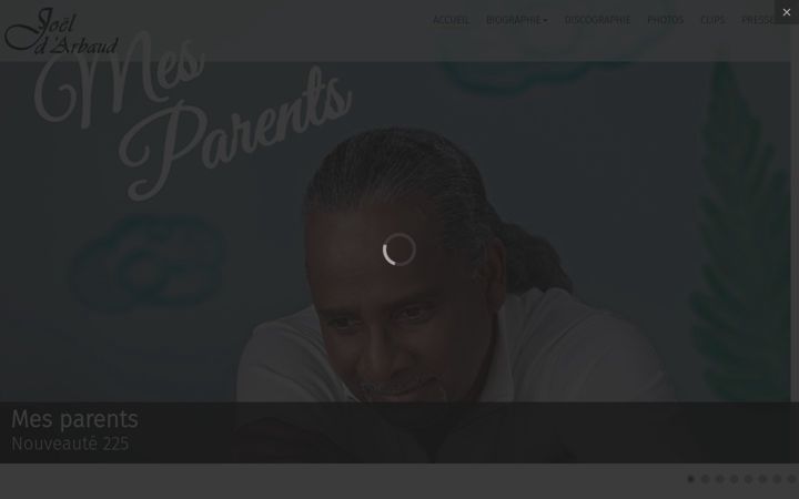 Screenshot of joeldarbaud.com