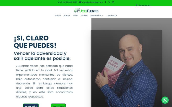 Screenshot of joelfuentes.com