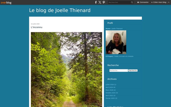 Screenshot of joellethienard-overblog.fr