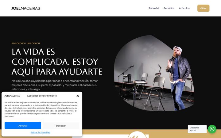 Screenshot of joelmaceiras.com