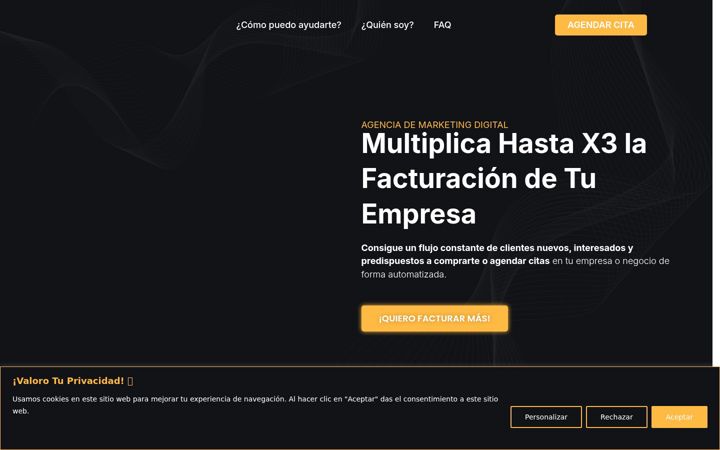 Screenshot of joelmiro.com