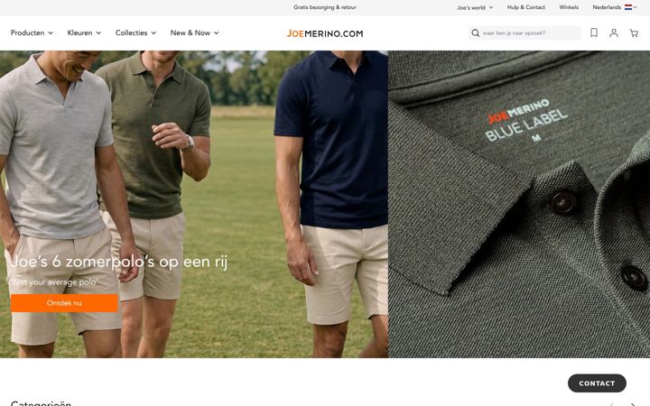 Screenshot of joemerino.com