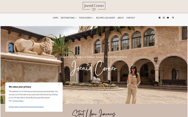 Screenshot of joenidcorner.com