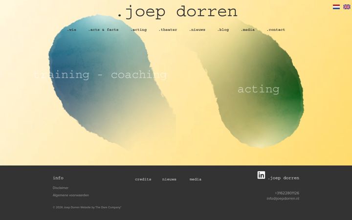 Screenshot of joepdorren.nl
