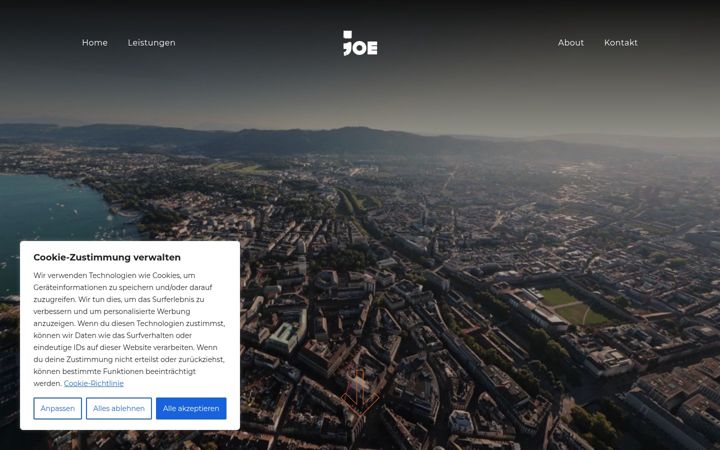 Screenshot of joepohl.eu