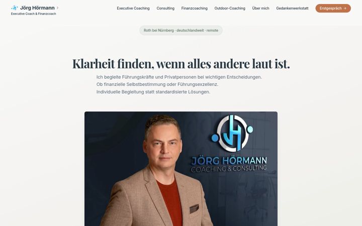 Screenshot of joerg-hoermann.de
