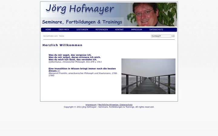 Screenshot of joerg-hofmayer.de