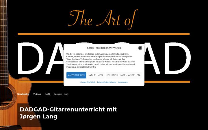 Screenshot of joergen-lang.com