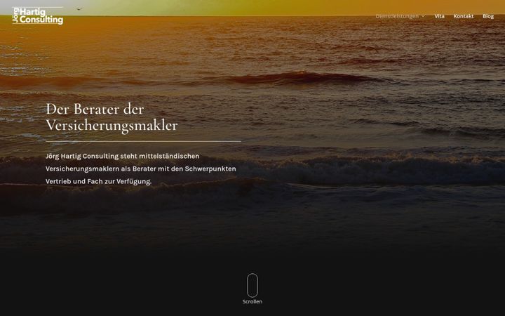 Screenshot of joerghartigconsulting.de
