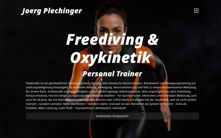 Screenshot of joergplechinger.de