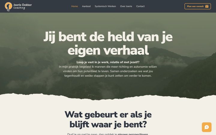 Screenshot of joeriedekker.nl