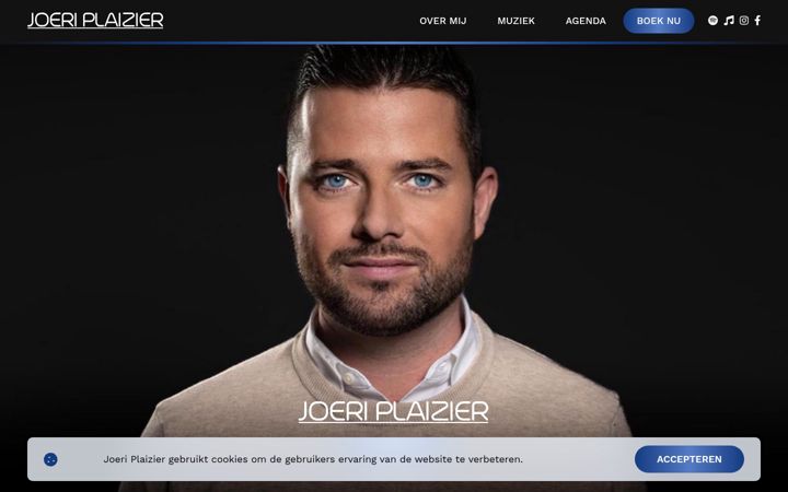 Screenshot of joeriplaizier.nl