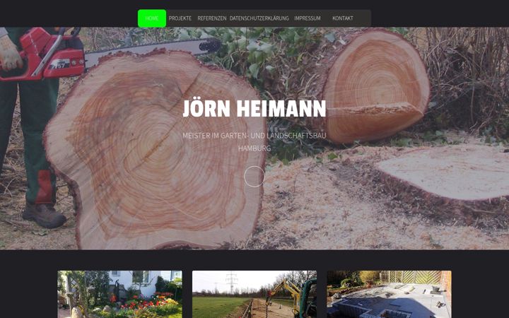 Screenshot of joernheimann.com