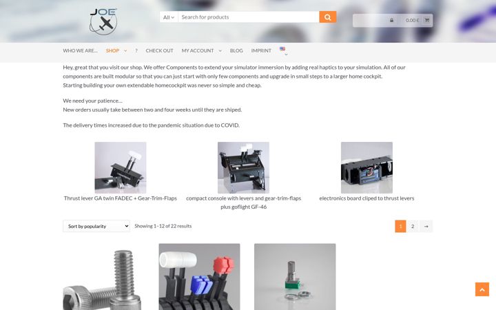 Screenshot of joesimtech.com