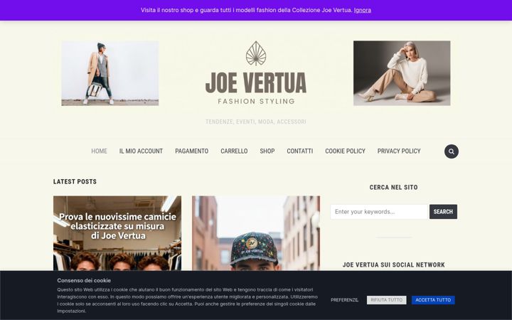 Screenshot of joevertua.altervista.org