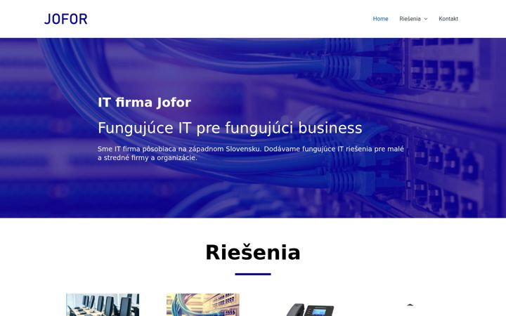 Screenshot of jofor.sk
