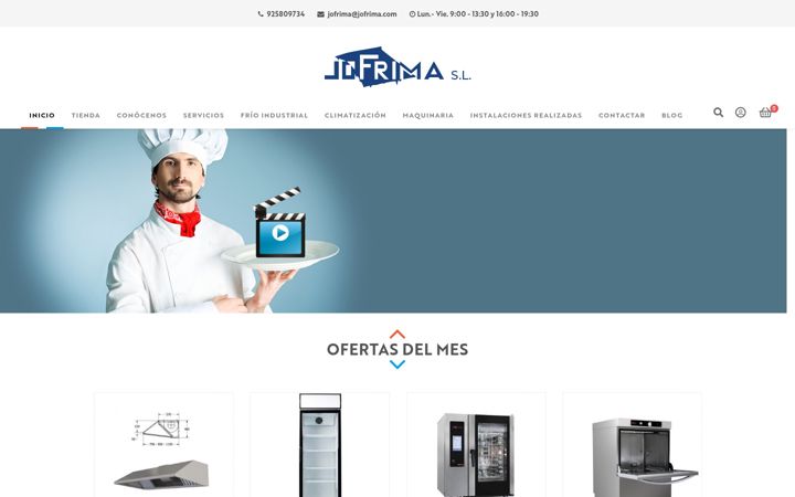 Screenshot of jofrima.com