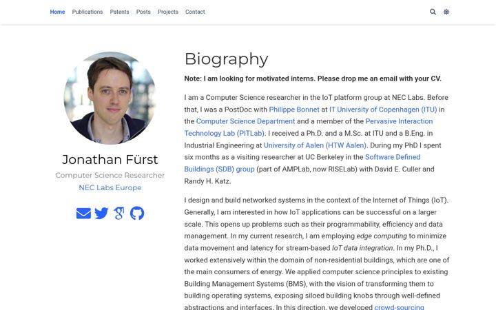 Screenshot of jofu.org