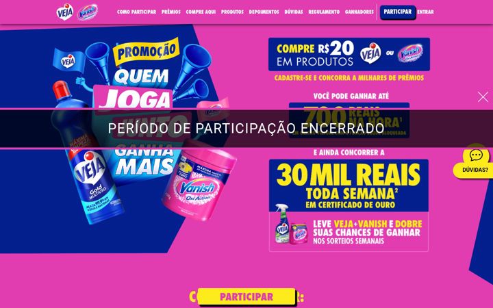 Screenshot of jogajuntoganhamais.com.br