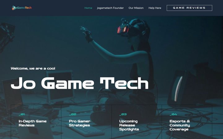 Screenshot of jogametech.com