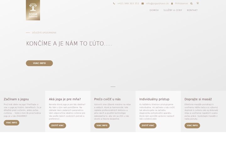 Screenshot of jogazdravo.sk