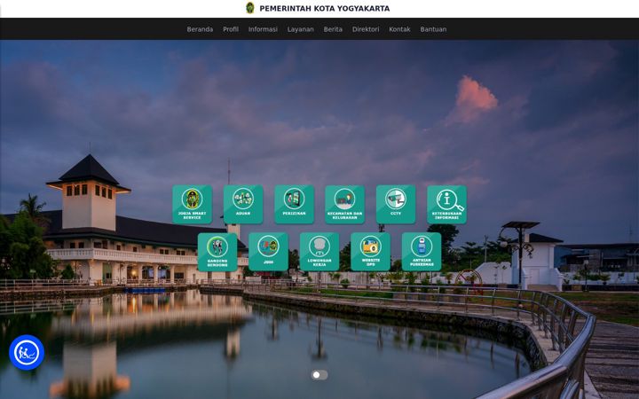 Screenshot of jogjakota.go.id
