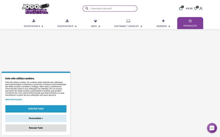 Screenshot of jogodigital.net