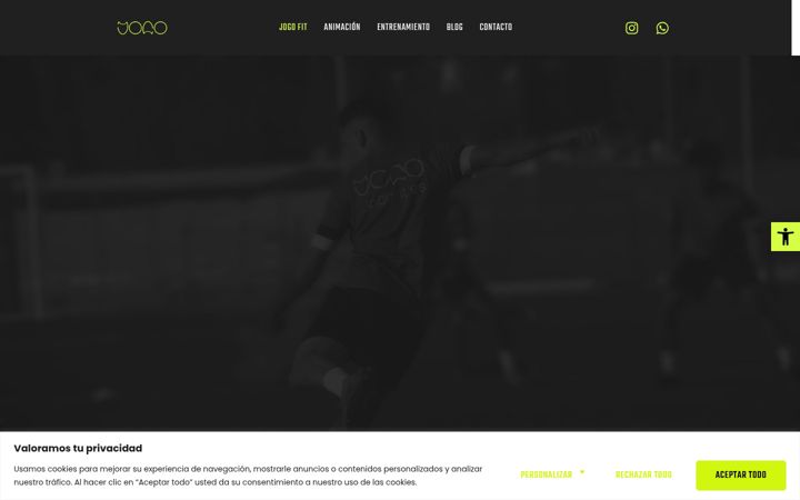 Screenshot of jogofit.es