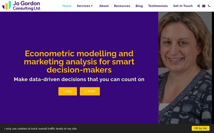 Screenshot of jogordonconsulting.com