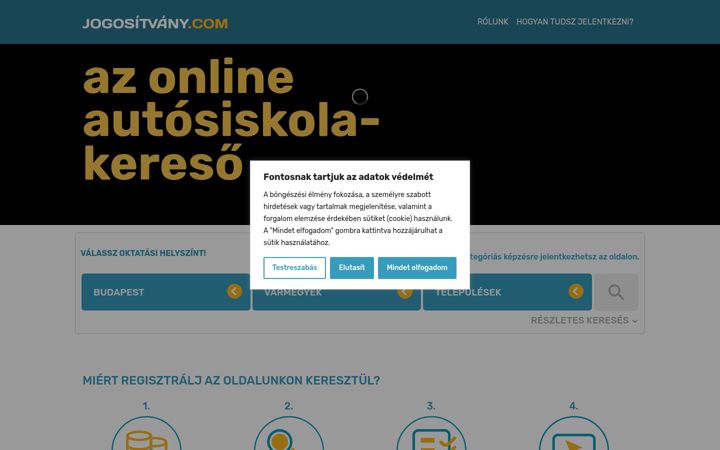 Screenshot of jogositvany.com
