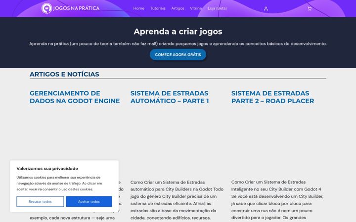 Screenshot of jogosnapratica.com.br