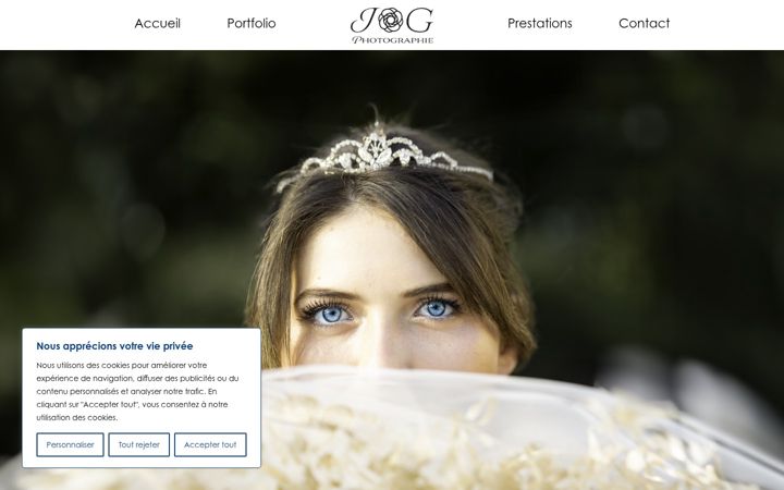 Screenshot of jogphotographe-mariage.fr