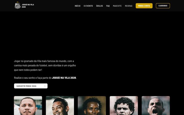 Screenshot of jogueinavila.com.br