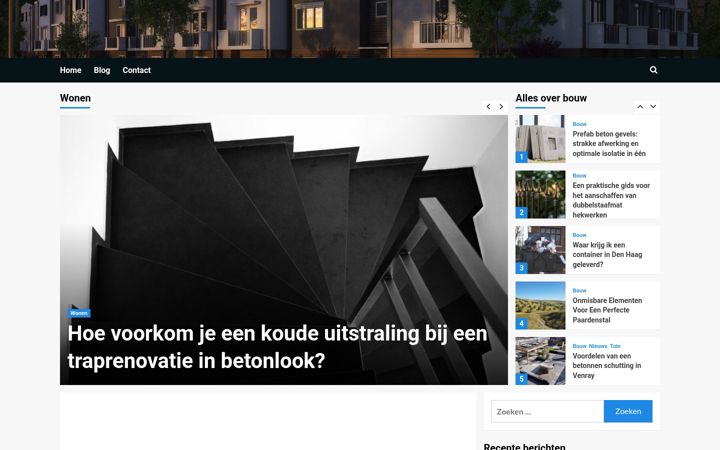 Screenshot of johan-woonblog.nl