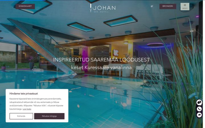 Screenshot of johan.ee