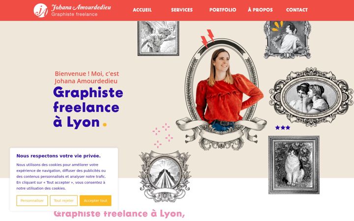 Screenshot of johana-amourdedieu.com