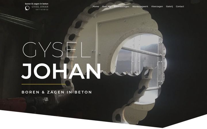 Screenshot of johangysel.be