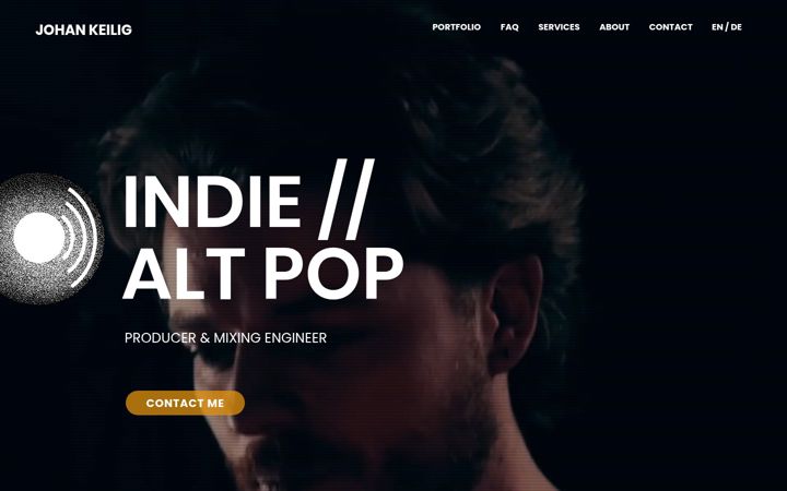Screenshot of johankeilig.com