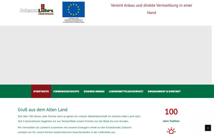 Screenshot of johann-luehrs.de