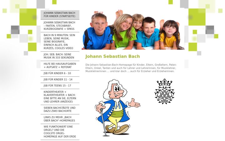 Screenshot of johann-sebastian-bach-fuer-kinder.de