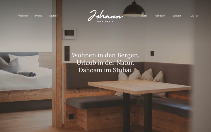 Screenshot of johann-stubai.at