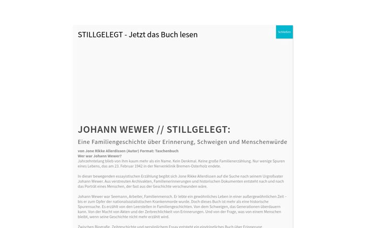Screenshot of johann-wewer.de