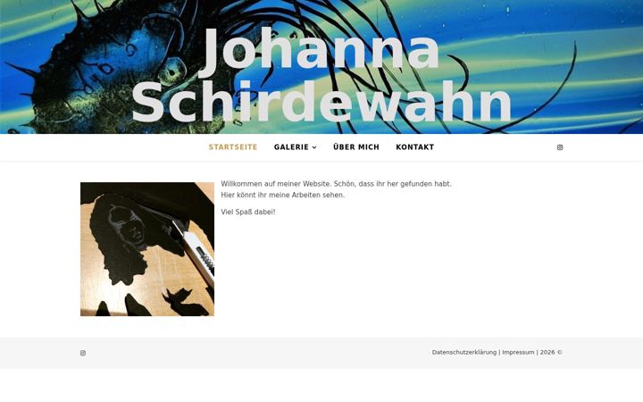 Screenshot of johanna-schirdewahn.de