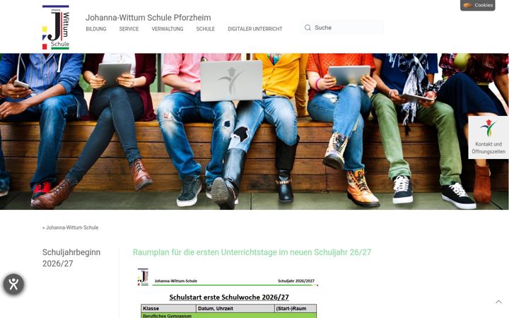 Screenshot of johanna-wittum-schule.de