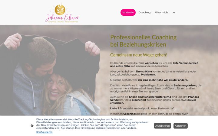 Screenshot of johannaeibauer.com