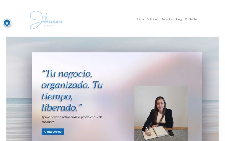Screenshot of johannagimeno.es
